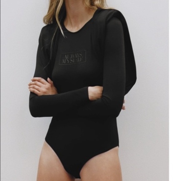 New Zara Always Myself body with shoulder pads - Picture 4 of 13